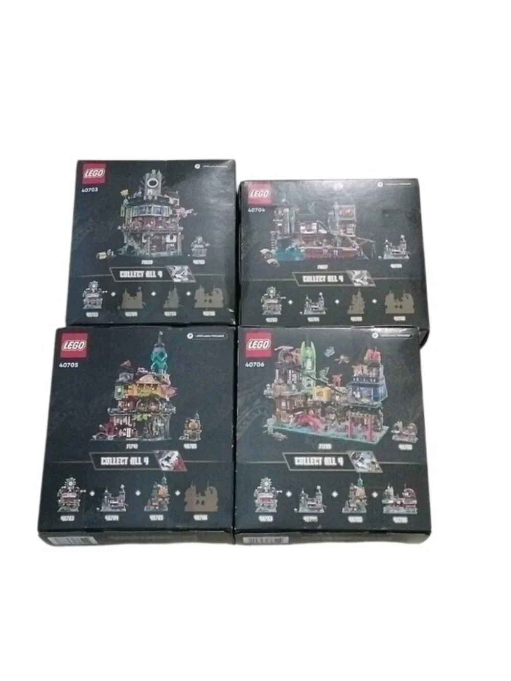 Lego Micro NINJAGO City 40703, 40704, 40705, & 40706, Complete Set of 4